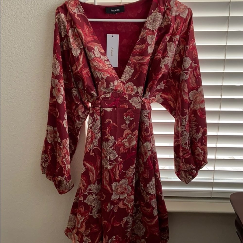 Vici burgundy dress. New with tags.